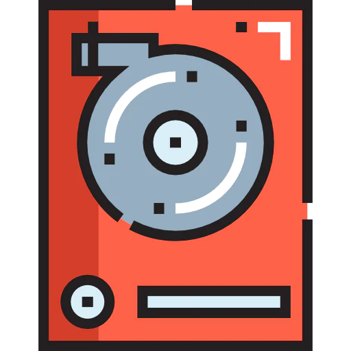 Hard disk icon
