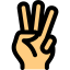 Three fingers Ikona 64x64