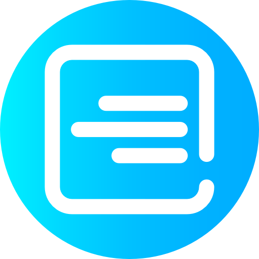 Right alignment icon