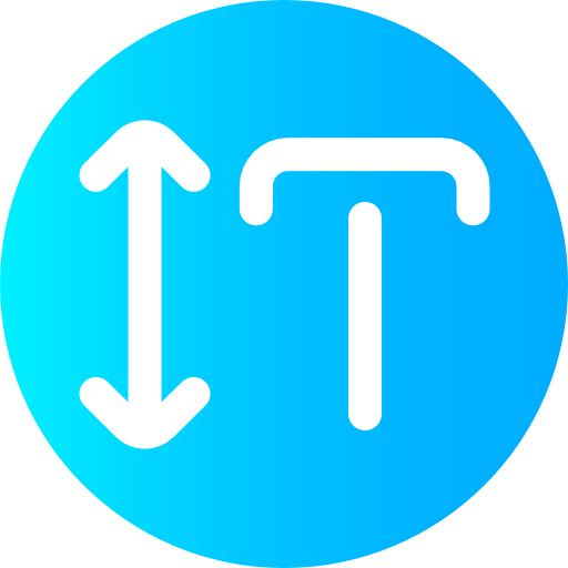 Text height アイコン