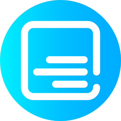 Right alignment icon
