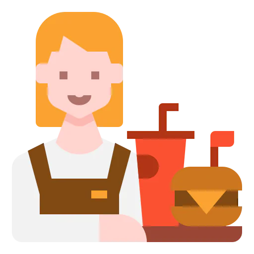Waitress icon