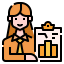 Business woman アイコン 64x64