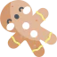 Gingerbread man icon 64x64