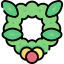 Christmas wreath icon 64x64