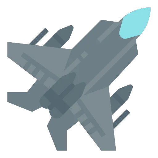 Fighter jet icon