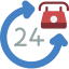 24 hours 图标 64x64