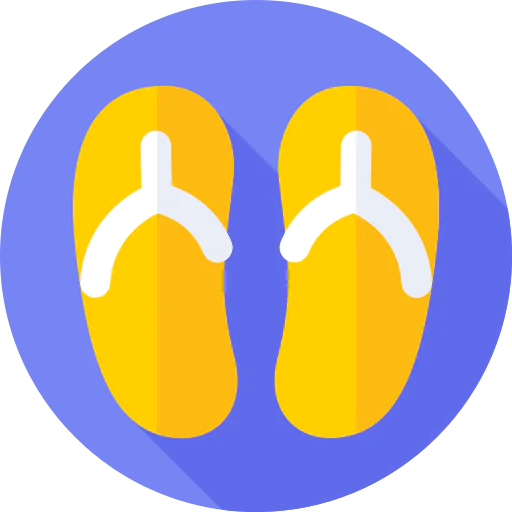 Flip flops icon