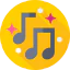 Musical notes icon 64x64