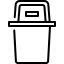 Waste bin icon 64x64
