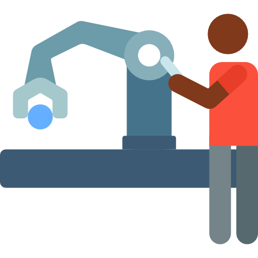 Robot arm icon
