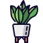 Plant pot icon 64x64
