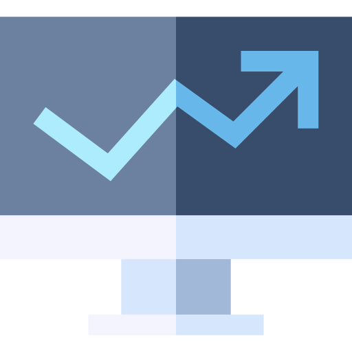 Line chart icon