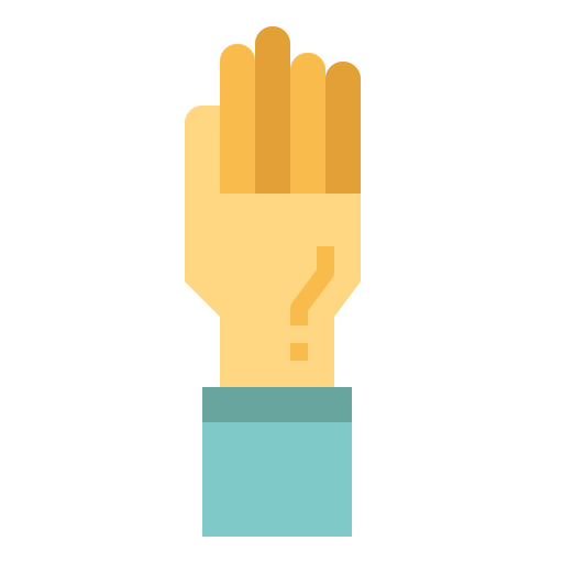 Hand up icon