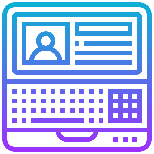 Laptop computer icon