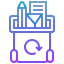 Trash bin icon 64x64