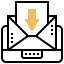 Mail inbox icon 64x64
