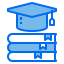Graduation cap icon 64x64