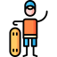 Skateboarding icon 64x64