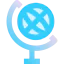 Earth globe icon 64x64