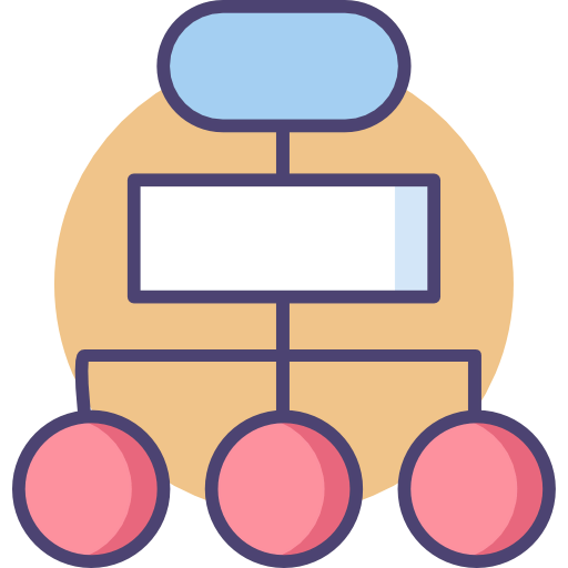 Flow chart icon