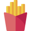 French fries icon 64x64