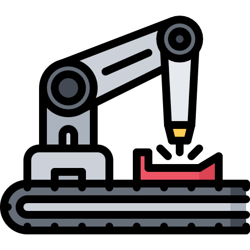 Robot arm icon