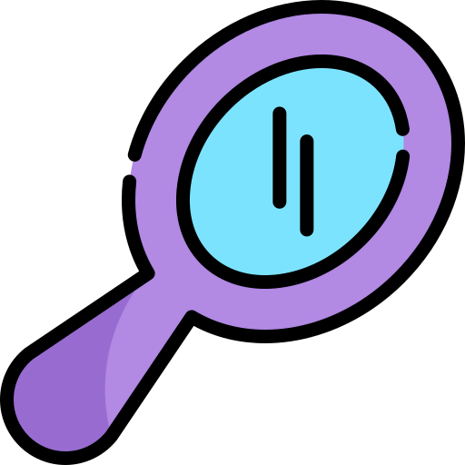 Hand mirror icon