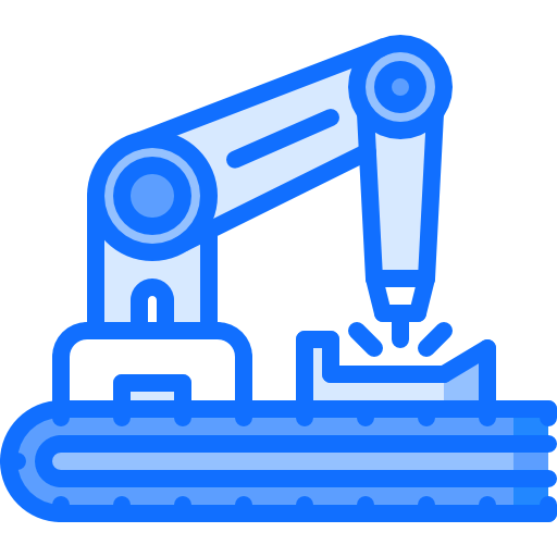 Robot arm icon