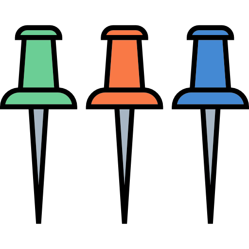 Push pins icon
