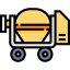 Concrete mixer icon 64x64
