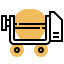 Concrete mixer icon 64x64