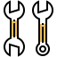 Wrench tool icon 64x64