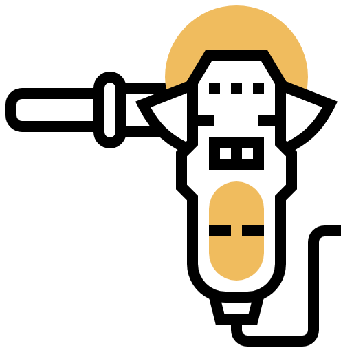 Angle grinder icon
