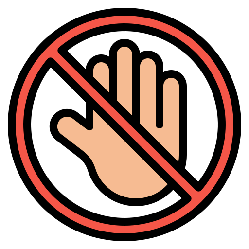 Dont touch icon