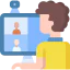 Videoconference icon 64x64