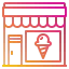 Ice cream cone icône 64x64