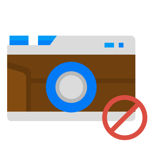 No camera icon