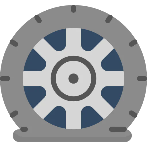 Flat tire icon
