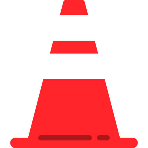 Traffic cone icon