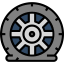 Flat tire icon 64x64