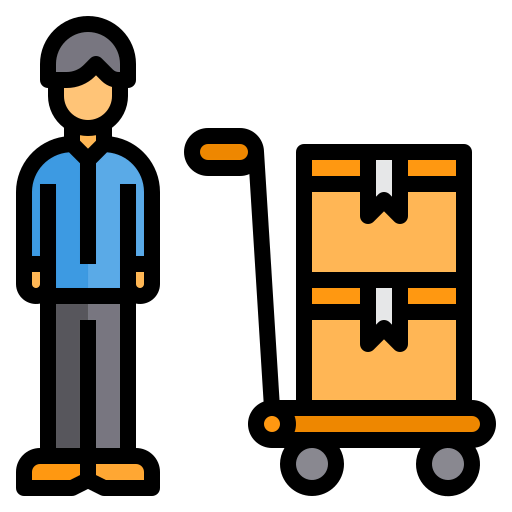 Delivery cart ícono