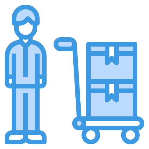 Delivery cart icon