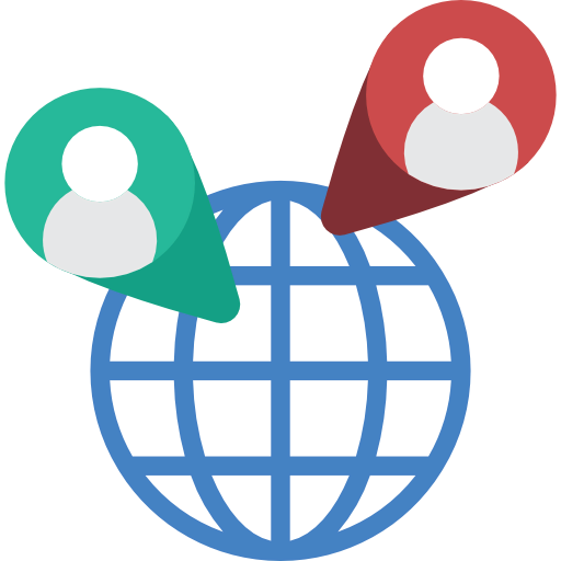 Earth grid icon