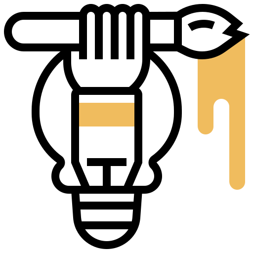 Creative thinking icon