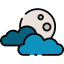 Cloudy night icon 64x64