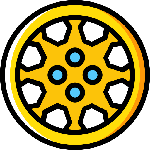 Alloy wheel ícono