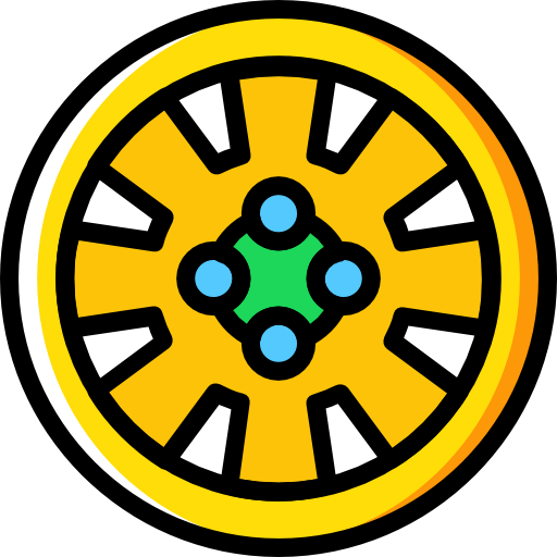 Alloy wheel ícono