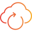 Cloud computing biểu tượng 64x64