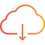 Cloud computing biểu tượng 64x64